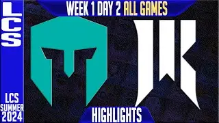 IMT vs SR Highlights ALL GAMES | LCS W1D2 Summer 2024 | Immortals vs Shopify Rebellion Week 1 Day 2