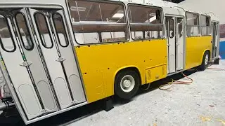 Deagostini Ikarus 260 N108 установка боковины !сборка Икарус 260 
