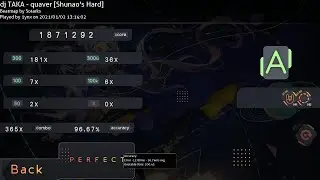 Osu! Replay | Quaver 240 FPS