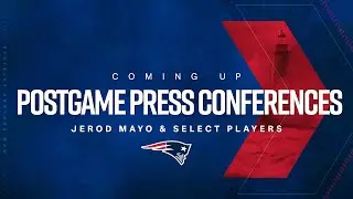 Patriots Postgame Press Conferences 9/8