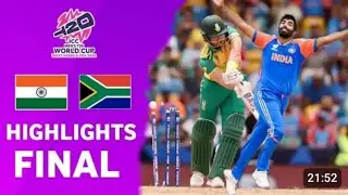 India Vs South Africa T20 World Cup Final 2024 Highlights | IND VS SA World Cup Final 2204 | ICC