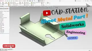 Solidworks sheet metal part drawing basics