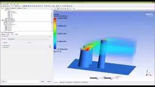 Ansys CFX - Flow from a chimney Part 1/3