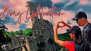 Stunning hike and beautiful castle of Lichtenstein in the Swabian alp. ( Schloss Lichtenstein )