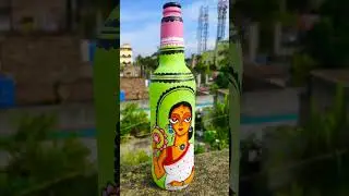 unique bottle art