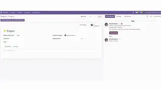Project Creation Through Odoo 16 | OdooTutorial | BiztechCS