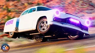 Satisfying Rollover Crashes #71 - BeamNG drive CRAZY DRIVERS