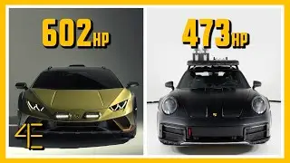 Car Spec Comparison: Lamborghini Huracan Sterrato vs Porsche 911 Dakar | 4enthusiasts