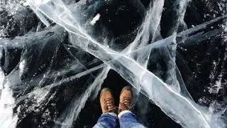 Ice Cracking Sound Effects And Video Compilation - Ice cracking