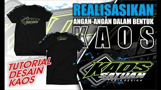 TUTORIAL DESAIN KAOS RACING || KAOS SATUAN