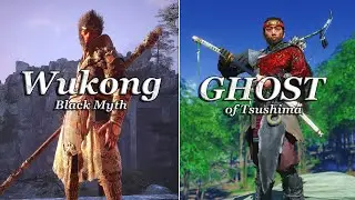 Black Myth Wukong Vs Ghost of Tsushima PC - Details and Physics Comparison