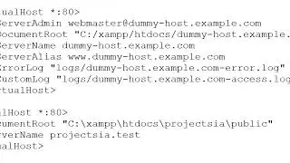 Laravel Lectures - Setting up a Virtual Host