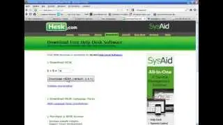 Hesk Help Desk установка на сервер настройка