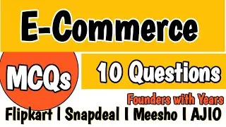 E-Commerce MCQ | Shopping Sites mcqs | Computer MCQ Questions for Competitive Exams | Student Succes