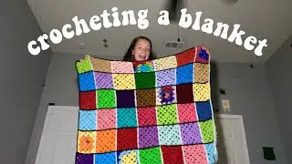 crocheting a blanket