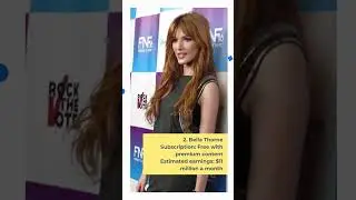 Top 5 Onlyfans Hot Earners | BlacbChyna Safaree  Bella Thorne Tyga Onlyfans