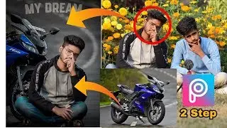 R15 V3 BIKE Photo Editing Tutorial On PicsArt || Lightroom Realistic Retouching