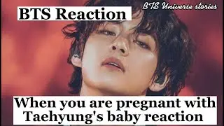 BTS reaction when you're pregnant with Taehyung's baby💜🔞🔞 #bts #bangtan #btsarmy #taehyung