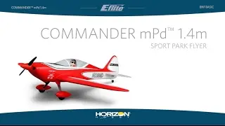 E-flite Commander mPd 1.4m BNF Basic & PNP