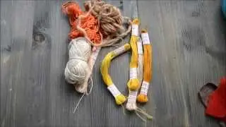 Нитки для тряпичной народной куклы. Обзор.
