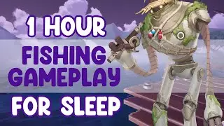 1 Hour of Palia Cozy Fishing Gameplay for Sleep | soothing music, soft sound effects, no commentary