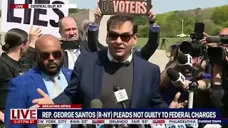 George Santos Does Completely Unhinged Press Conference