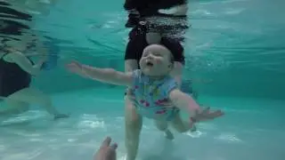 Underwater baby