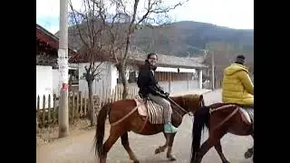 Horse riding in Yunan, China, 2012