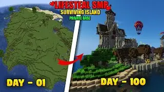 I Survived 100 DAYS In DEADLIEST LIFESTEAL SMP With Friends😰 ( HINDI )