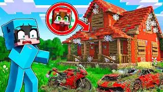 I Found My Friend's Secret ABANDONED HOUSE in Minecraft...
