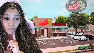 Building Chili's in The Sims 4 Using Only REALISTIC CC
