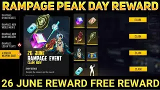 Free Fire New Event | Free Fire 26 June Free Reward || 26 June Free Reward 2021/