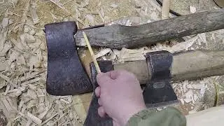 Топорище по старинной технологии моего деда