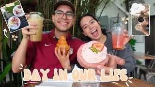 exploring strawberry festival & in n out mukbang | vlog 🍓🍰
