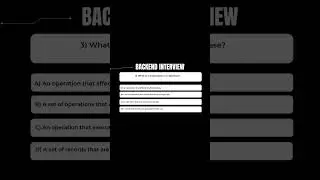 ✅ Backend Developer Interview Questions