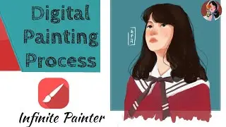 Speed Painting - Minimalist Portrait | Infinite Painter
