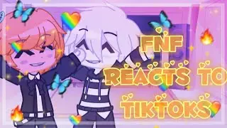 {Friday Night Funkin’} 🧡Fnf Reacts To Tiktoks Part 2🖤//Gacha Club (Credits In description)