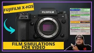 Fuji XH2S Film Simulations For Video | 4K | Best Video Settings