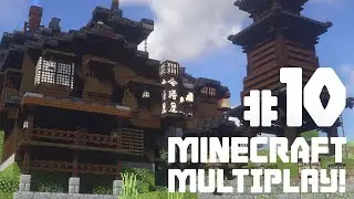 [Minecraft] Multiplay! #10 Bell tower & Small restaurant