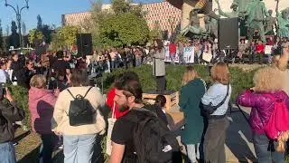 Miting feminist pentru siguranța femeilor