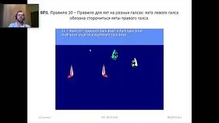 Правила парусных гонок. Фрагмент вебинара.