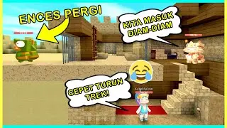 ENCES LEAVES!! ZEDDAX, PETREK ENTER ENCES' KINGDOM!! HAHA.. (Mini World Block Art Survival Eps. 9)