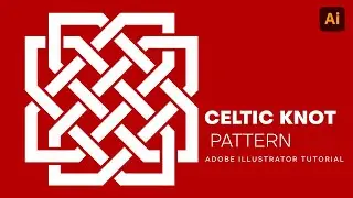 create celtic knot pattern | adobe illustrator tutorial