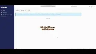 Ücretsiz SSL Sertifikası Kurulumu cPanel  2024