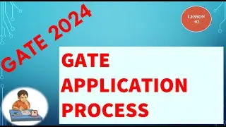 GATE 2024 l How to form fill up l Gate Registration process step by step
