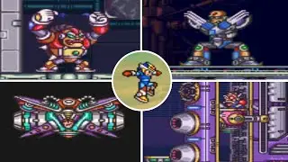 Game n°095 - Megaman X2 ( SNES ) All bosses