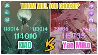 Xiao vs Yae Miko | Whom will you choose ? | Genshin Impact
