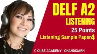 DELF A2 Comprehension Orale | DELF A2 Listening Sample Paper 4 Listening Practice