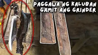 Kaluban ng Rambo Knife Gamit lang ang Grinder pangDesign | Aurora Province