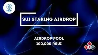 🕵️‍♂️  Sui Staking Airdrop (New Round) | 🏆 Airdrop Pool: 100,000 RSUI  #airdrop #bitcoin